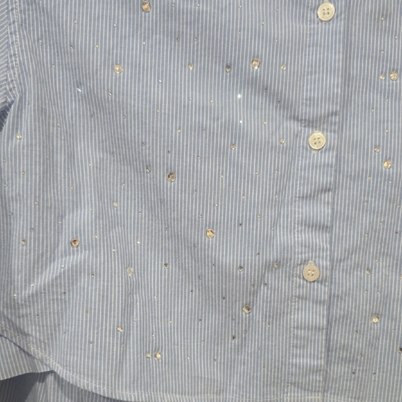 🦋 Jason Wu Light Blue Button Down Shirt - Picture 6 of 9